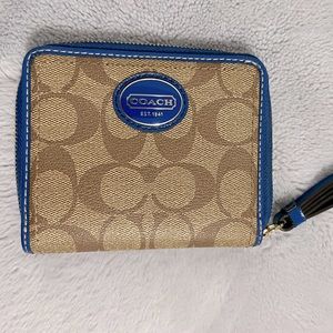 Coach Zip Around Wallet